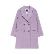 Elegante Paarse Winterjas Max Mara Weekend , Purple , Dames