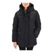 Winterjas met capuchon - Zwarte dons Jott , Black , Dames