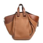 Pre-owned Leather handbags Loewe Pre-owned , Brown , Dames