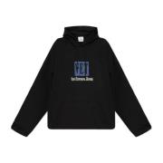 Gedrukte sweatshirt Vetements , Black , Heren