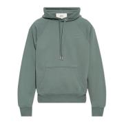 Sweatshirt met logo Ami Paris , Green , Heren