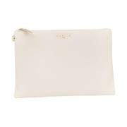 Elegante Ivoor Clutch Tas Gaëlle Paris , Beige , Dames