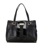 Pre-owned Leather handbags Salvatore Ferragamo Pre-owned , Black , Dam...