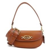 Pre-owned Leather handbags Coach Pre-owned , Brown , Dames