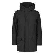 Sneeuw Parka Jas Frm0393 Airforce , Black , Heren