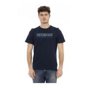 Gedrukt Voorlogo T-shirt Strandkleding Bikkembergs , Blue , Heren