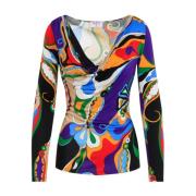 Multicolor Shirt voor Vrouwen Emilio Pucci , Multicolor , Dames