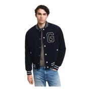 Corduroy Varsity Jack met Ribboord Gant , Blue , Heren