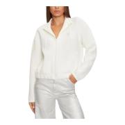 Dames Logo Sweater Guess , White , Dames