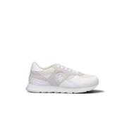 Lage leren sneakers - Wit Guess , White , Heren