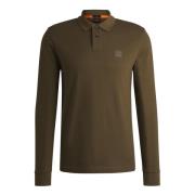 Slim katoenen polo Hugo Boss , Brown , Heren