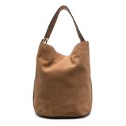 Stijlvolle Kameel Tassen Collectie Moschino , Brown , Dames