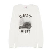 Stijlvolle Sweaters Collectie MC2 Saint Barth , Beige , Heren