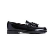 Zwarte Loafer Schoenen Elegante Stijl Prada , Black , Heren