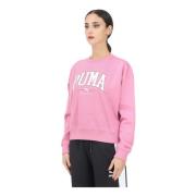 Gezellig Squad Crew Neck Sweater Puma , Pink , Dames