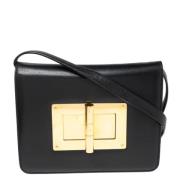 Pre-owned Leather shoulder-bags Tom Ford Pre-owned , Black , Dames