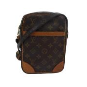 Pre-owned Canvas shoulder-bags Louis Vuitton Vintage , Brown , Dames