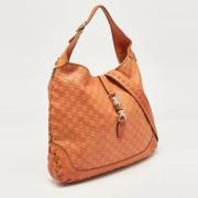 Pre-owned Leather gucci-bags Gucci Vintage , Orange , Dames