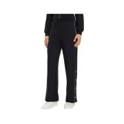 Elegante Zwarte Broek Liu Jo , Black , Dames