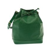 Pre-owned Leather shoulder-bags Louis Vuitton Vintage , Green , Dames