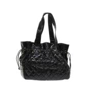 Pre-owned Leather chanel-bags Chanel Vintage , Black , Dames