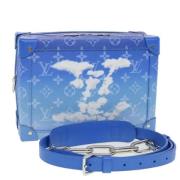 Pre-owned Leather louis-vuitton-bags Louis Vuitton Vintage , Blue , Da...