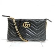 Pre-owned Leather gucci-bags Gucci Vintage , Black , Dames