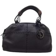 Pre-owned Leather handbags Armani Pre-owned , Black , Dames