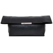 Pre-owned Leather clutches Celine Vintage , Black , Dames