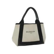 Pre-owned Canvas balenciaga-bags Balenciaga Vintage , White , Dames