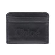 Pre-owned Leather wallets Chloé Pre-owned , Black , Dames