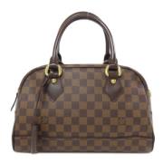 Pre-owned Canvas travel-bags Louis Vuitton Vintage , Brown , Dames