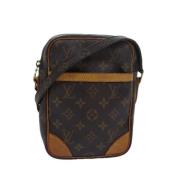 Pre-owned Canvas shoulder-bags Louis Vuitton Vintage , Brown , Dames