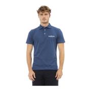 Geborduurd Logo Polo Shirts Trend Baldinini , Blue , Heren