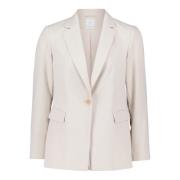 Zakelijke blazer met zakken Betty & Co , Beige , Dames