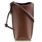 Pre-owned Leather shoulder-bags Loewe Pre-owned , Brown , Dames