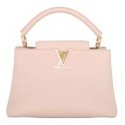 Pre-owned Leather handbags Louis Vuitton Vintage , Pink , Dames