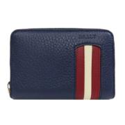 Pre-owned Leather wallets Bally Pre-owned , Blue , Dames