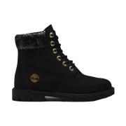 Waterdichte Leren Laarzen - Zwart Timberland , Black , Dames