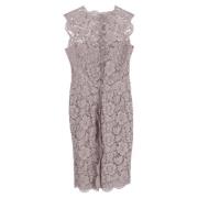 Pre-owned Cotton dresses Valentino Vintage , Gray , Dames