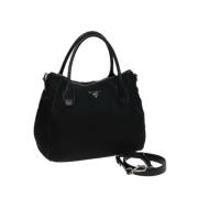 Pre-owned Nylon prada-bags Prada Vintage , Black , Dames