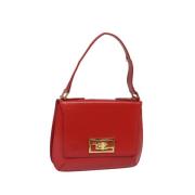 Pre-owned Leather handbags Fendi Vintage , Red , Dames