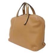 Pre-owned Leather handbags Loewe Pre-owned , Beige , Dames