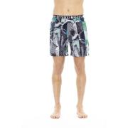 Allover Print Strandkleding - Elastische Taille Bikkembergs , Multicol...