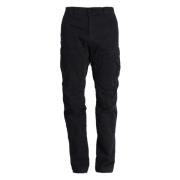 Zwarte Cargo Broek met Tapered Cut C.p. Company , Black , Heren