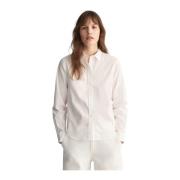 Regular fit popeline overhemd Gant , White , Dames