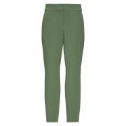 Slim Cigarette Pants met elastische taille s.Oliver , Green , Dames