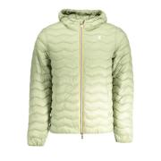 Groene Hoodie Eco Warm Lange Mouwen K-Way , Green , Heren