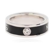 Logo ring Marc Jacobs , Black , Dames