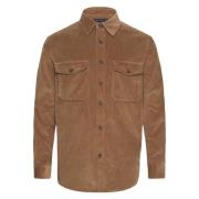 Corduroy Overshirt Highland Khaki Shirt Tommy Hilfiger , Brown , Heren